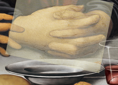 Reconstruction image and sketch image